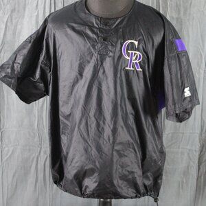 Colorado Rockies Shirt - Batting Shirt by Starter - Men's Extra-Large